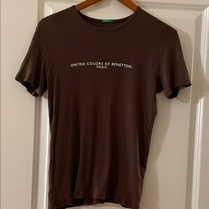 United Colors of Benetton Dark Brown Tee